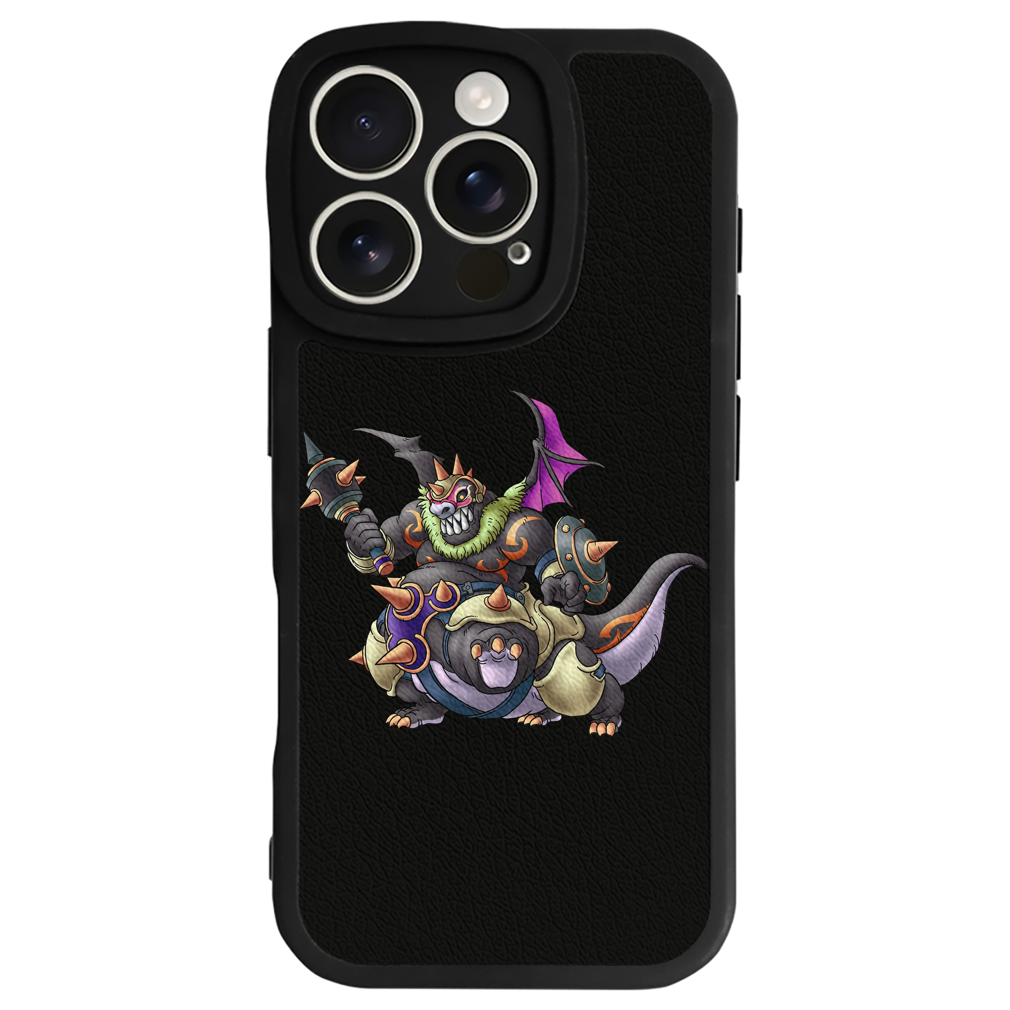 （画像用） ドラゴンクエスト Doragon Kuesuto Dragon Quest 【iPhone 16シリーズ対応】シリコンスマホケース（レザー調） 材質：シリコン